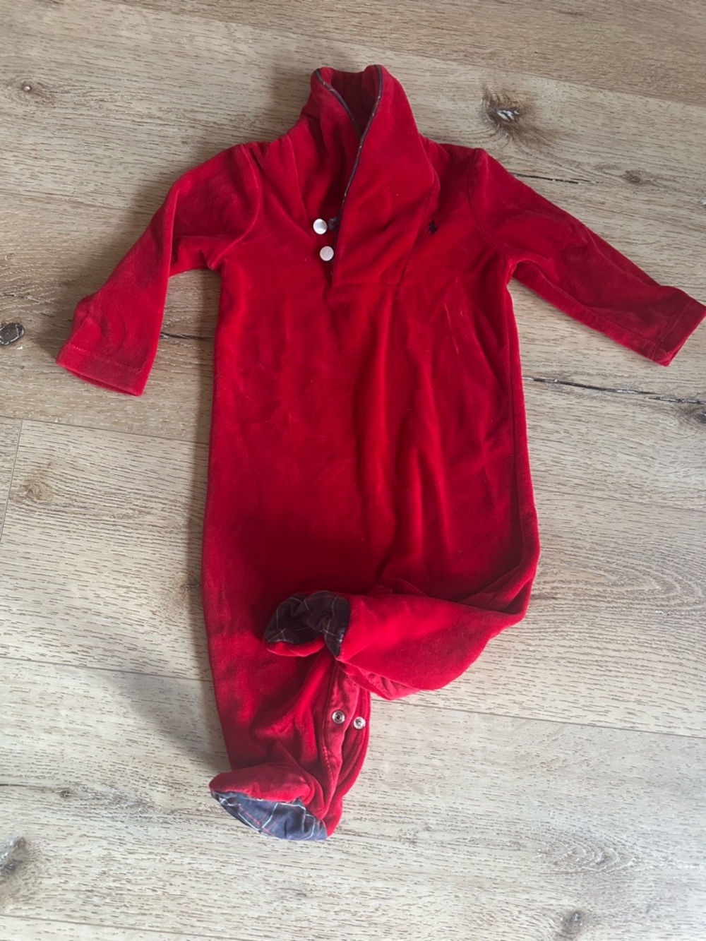Ralph Lauren One-Piece Footed Romper